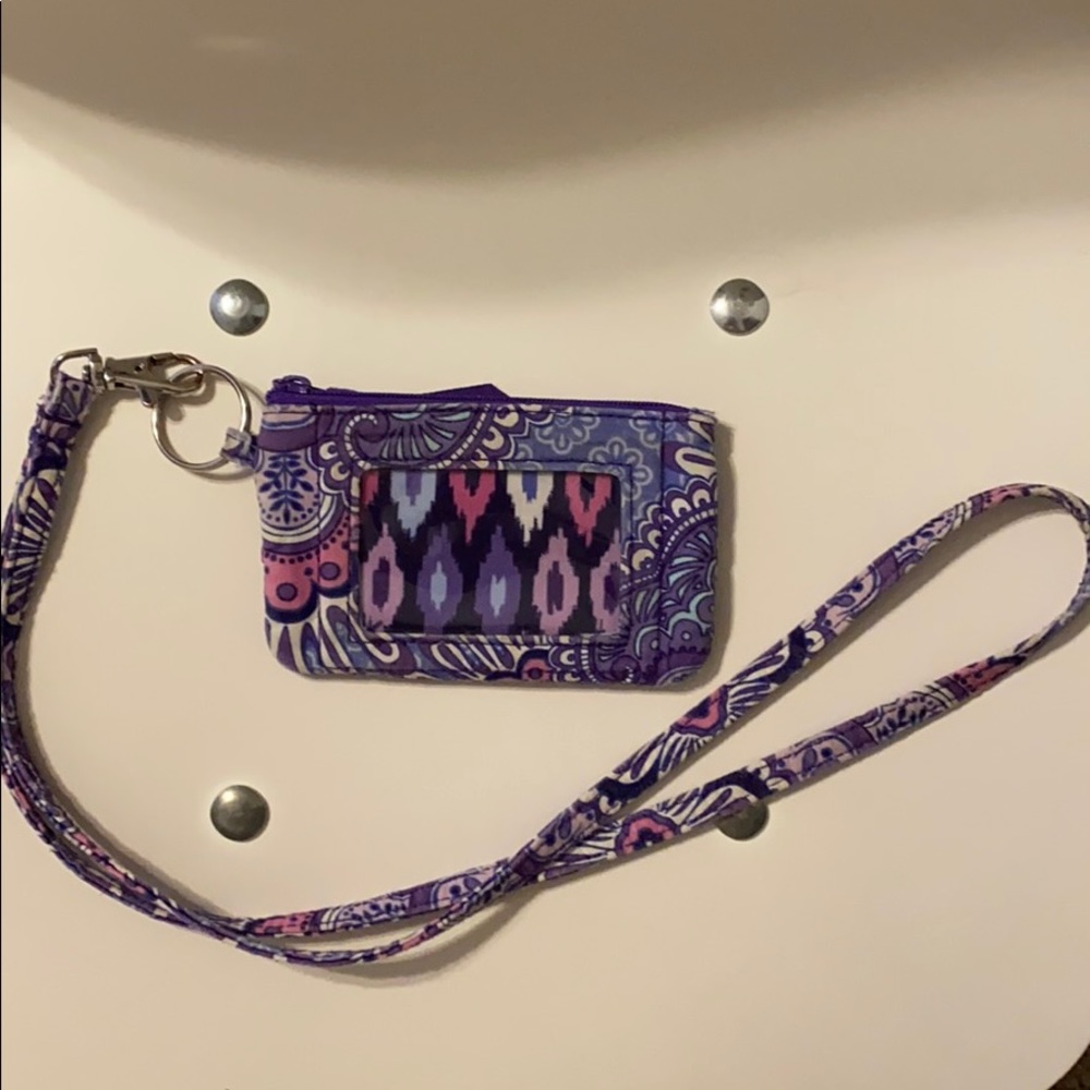 Vera Bradley lanyard and ID pouch